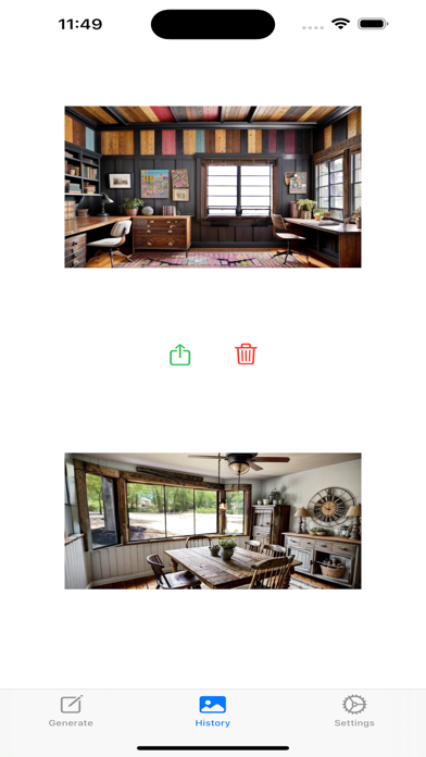 Screenshot 1 of AI Interior Design & Home AI App