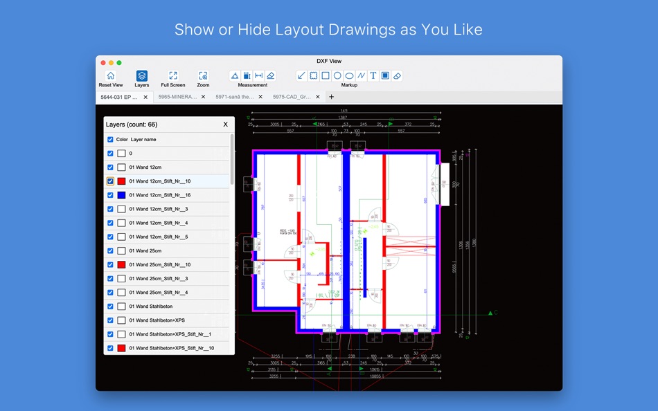 #2. DXF View - View DXF™ & DWG™ (macOS) 由: Enolsoft Co., Ltd.