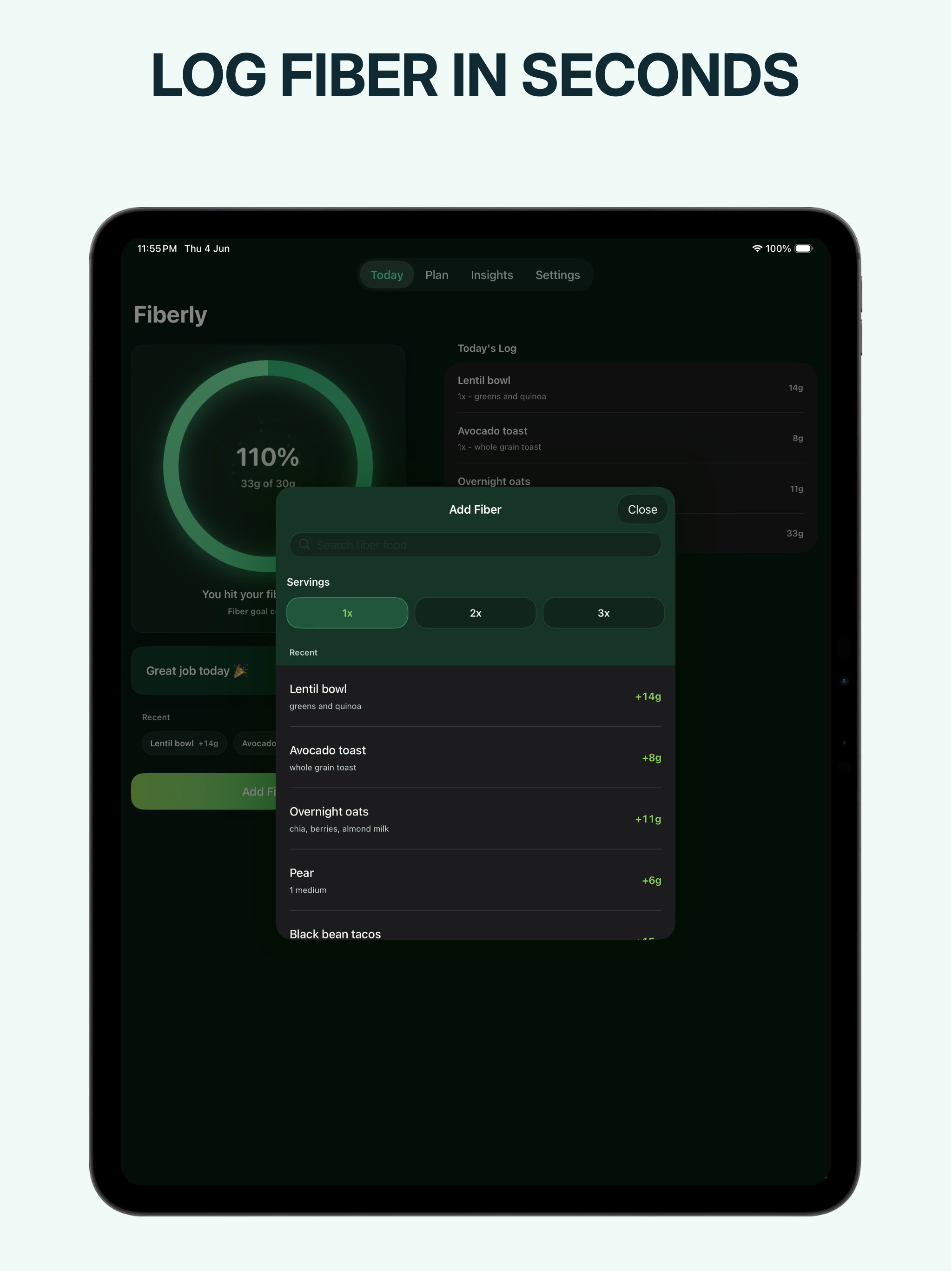 Fiber Tracker - Fiberly screenshot 13