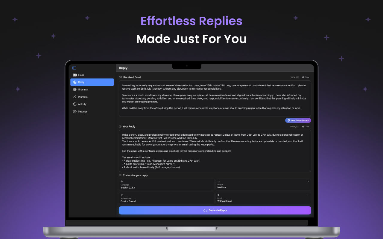 AI Email - Smart Mail Writer
