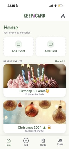 KeepACard screenshot