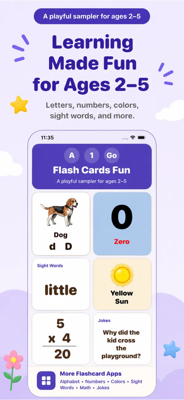 Screenshot #1 pour Flashcards for Toddlers