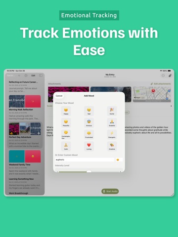 Rambler: Voice Journal & Diary iPad screenshot