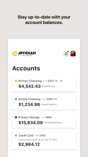 Affidian Credit Union screenshot 2