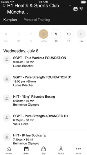 R1 Health & Sports Club screenshot 3