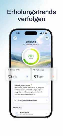 Screenshot von Bevel: KI-Gesundheitscoach auf dem iPhone 5