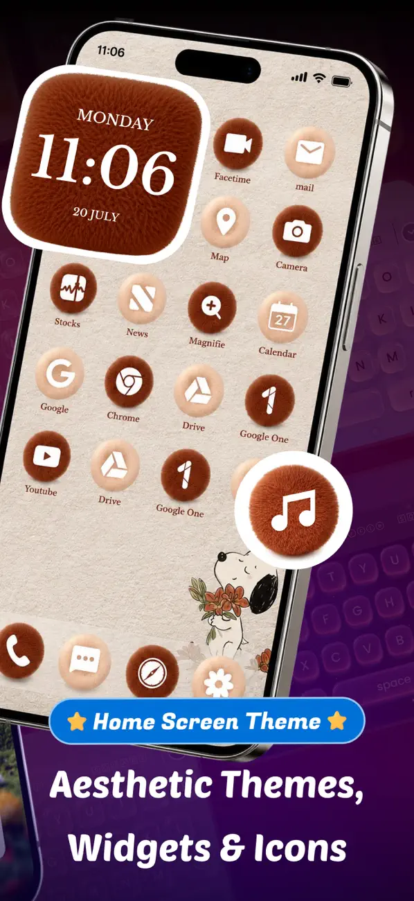 Screenshot #2 pour Cool Fonts Keyboard Themes