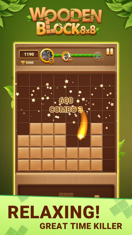 #2. Block Puzzle: Wood Block 8x8 (iOS) By: Vu Huy