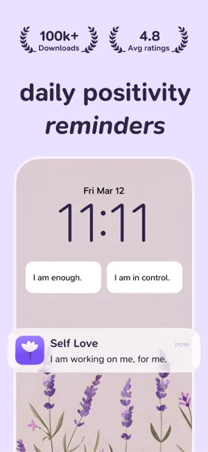 Self Love - Daily Affirmations screenshot 1