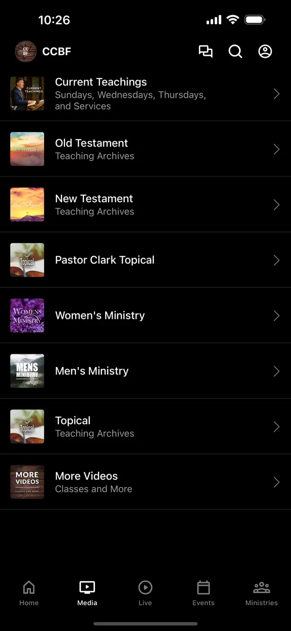 Screenshot #2 pour CalvaryChapel Bible Fellowship