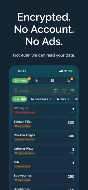 Fridgify iPhone screenshot 2