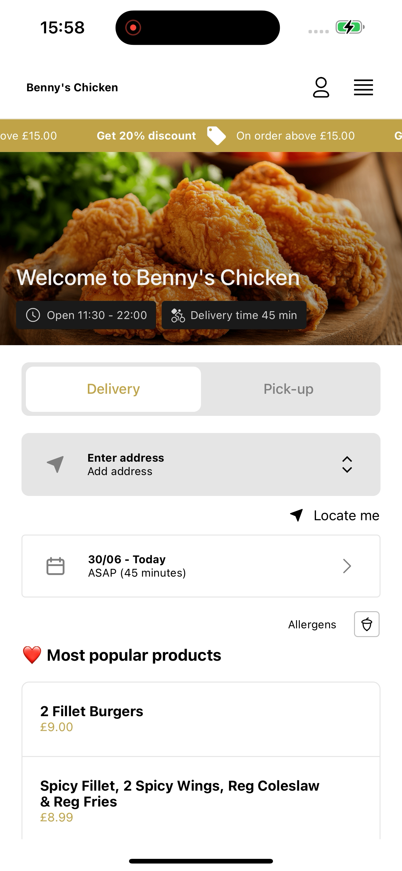 Benny's Chicken screenshot 3