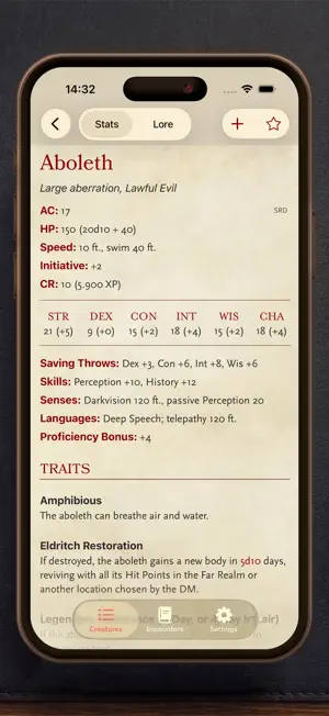 5e Bestiary: 2014 & 2024 screenshot 2