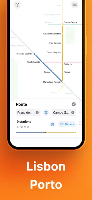 Metro Portugal: Offline Map screenshot 2