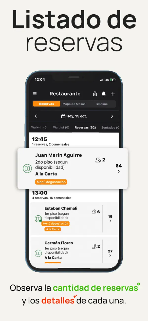 Screenshot #1 pour mesa 24/7 para restaurantes