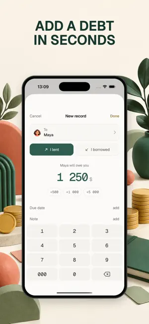 IOU: Debt Tracker screenshot 4