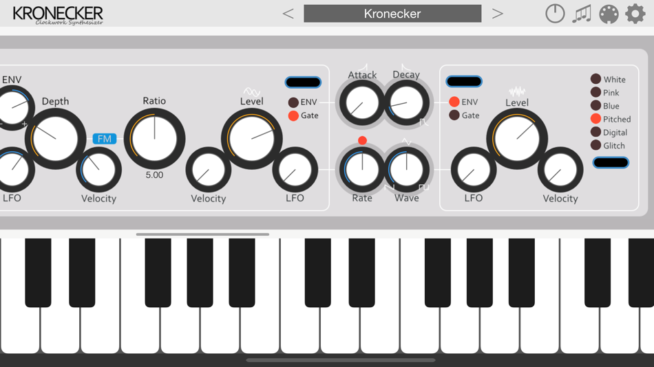 #3. Kronecker - AUv3 Plug-in Synth (iOS) 由: iceWorks, Inc.