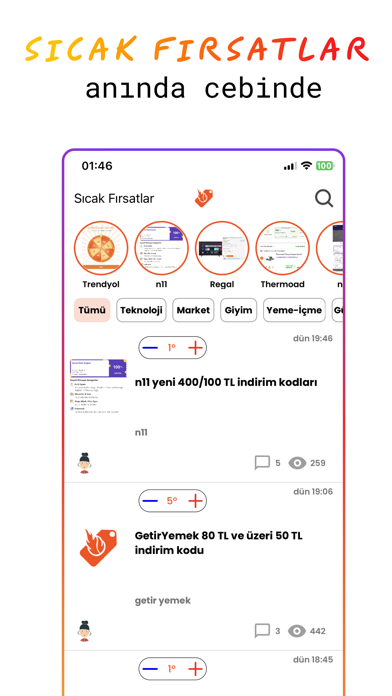Sıcak Fırsatlar - Screenshot 1 - AppWisp.com Sıcak Fırsatlar - Screenshot 1 - AppWisp.com