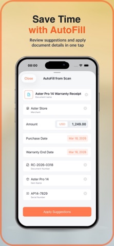 SignumScan: Document Organizer iPhone screenshot