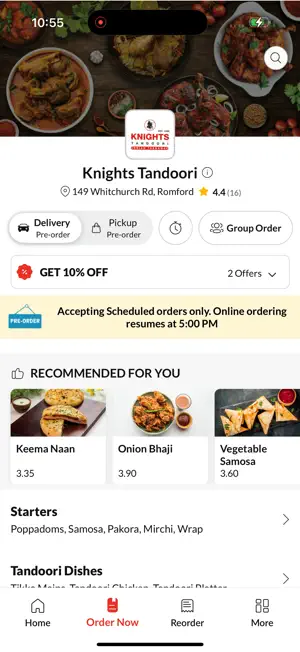Knights Tandoori. screenshot 2