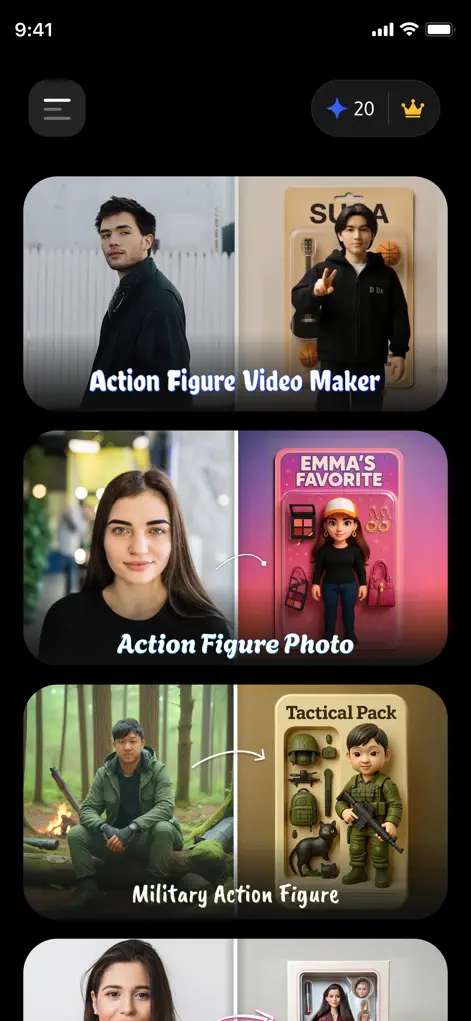 Ai Action Figure Maker, 3D Toy - Photo & Video App | MWM