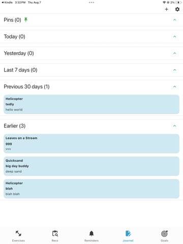 ACTaide iPad screenshot