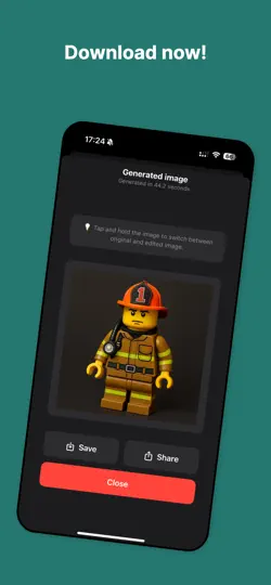 MinifigMe AI Image Editor iPhone-skjermbilde 6