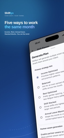 Shiftlyx: Shift & Rota Planner screenshot