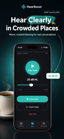 HearBoost: Hearing Aid & Test screenshot