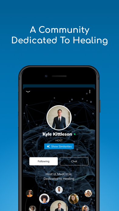 MedCircle Community iPhone screenshot 1 - Medical app