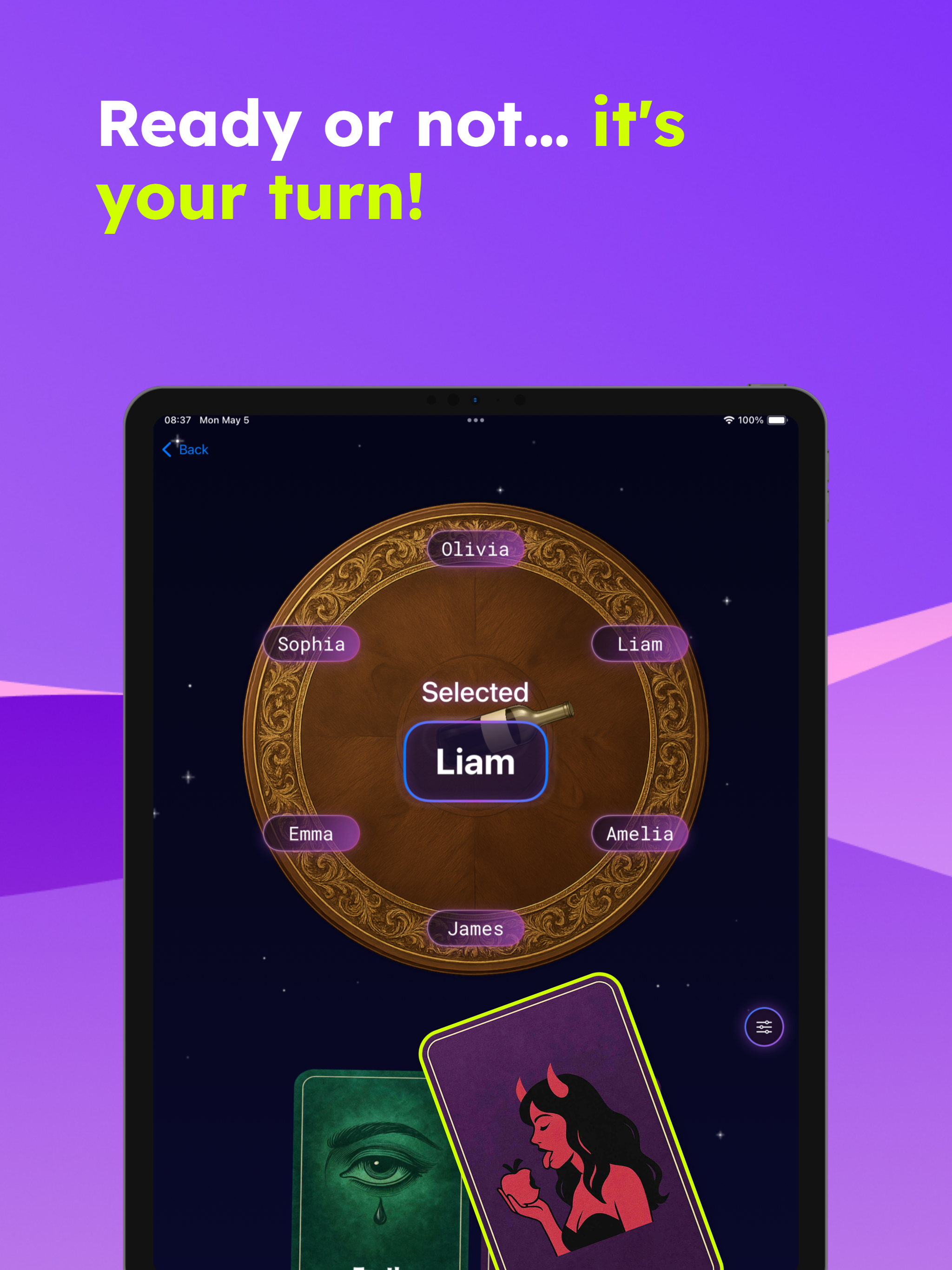 Truth or Dare, Spin the Bottle