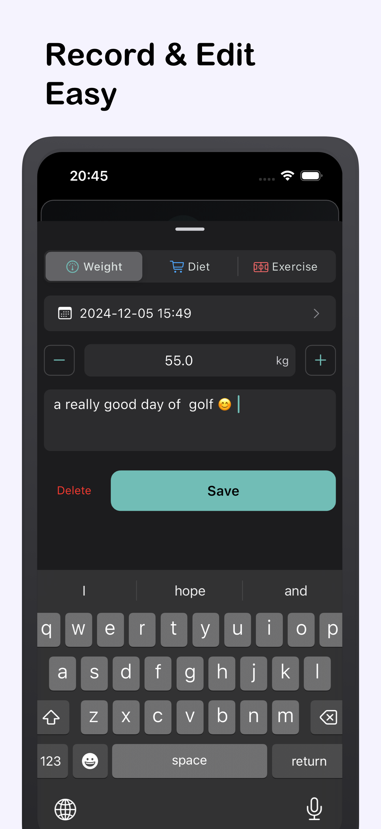 Weight Wiz