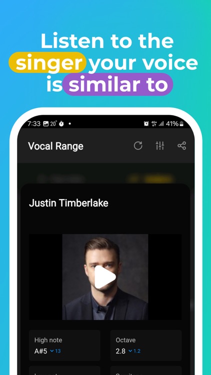 Vocal Range - Pitch Detector screenshot-4