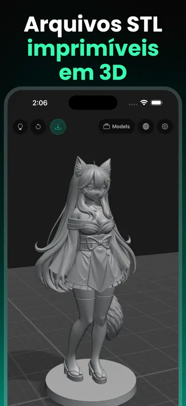 Remeshy: Impressão 3D IA screenshot 2 of 4