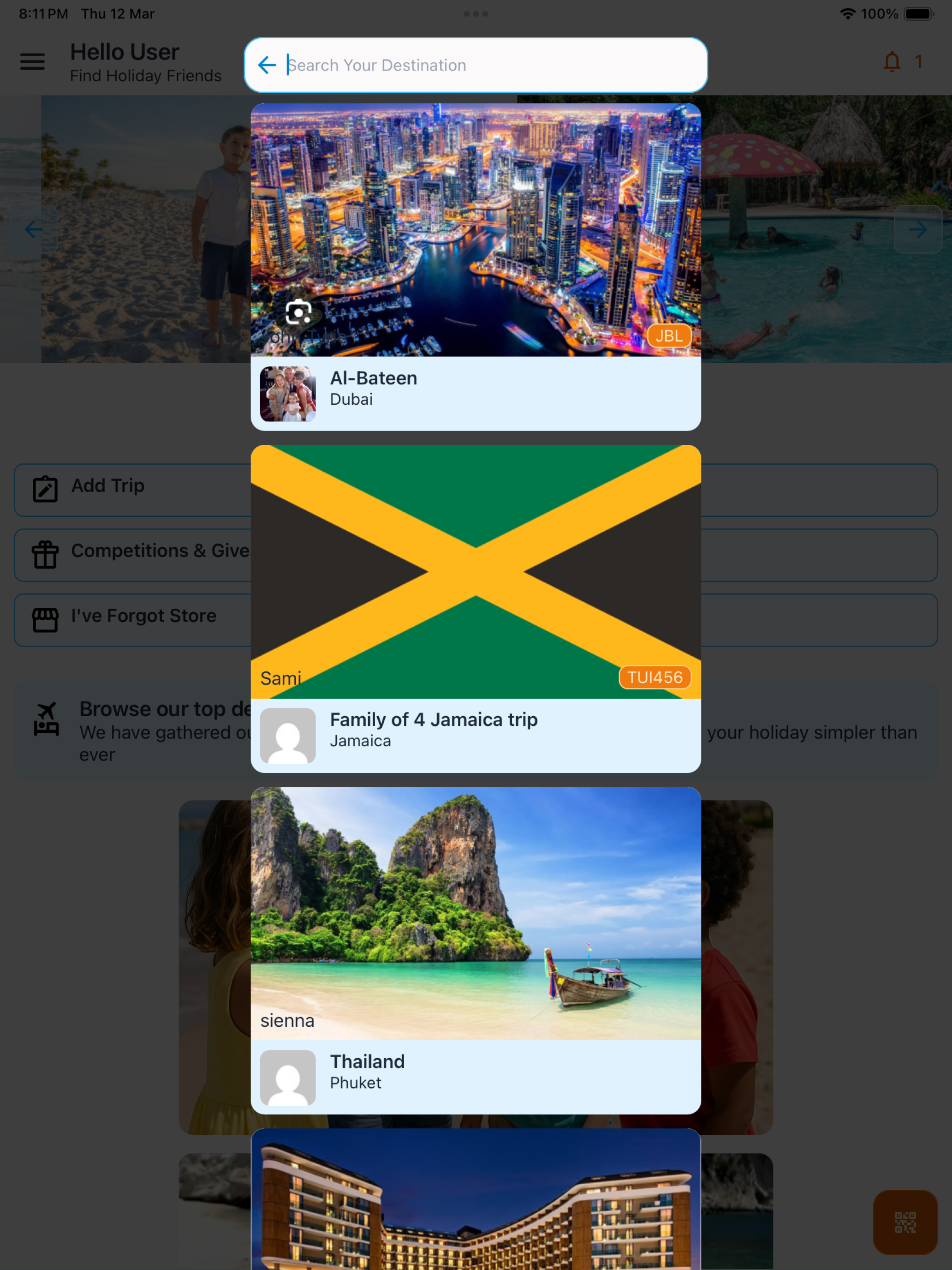 Holiday Friend Finder