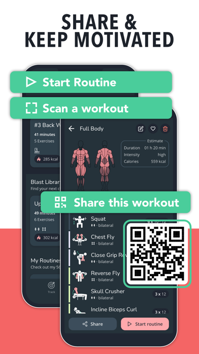 Blast - Gym Workout Tracker Screenshot