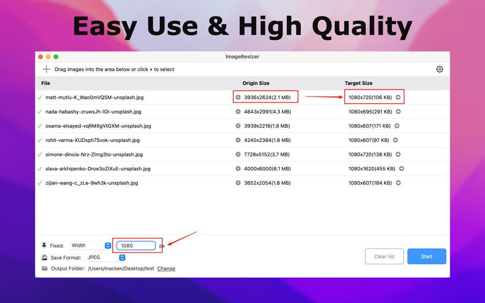 #3. Image Resizer-Bulk Resize Tool (macOS) Podle: 俊东 谭