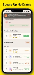 Split Group Expenses - Squara screenshot