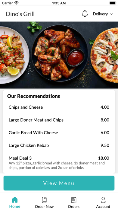 Dino's Grill Screenshot