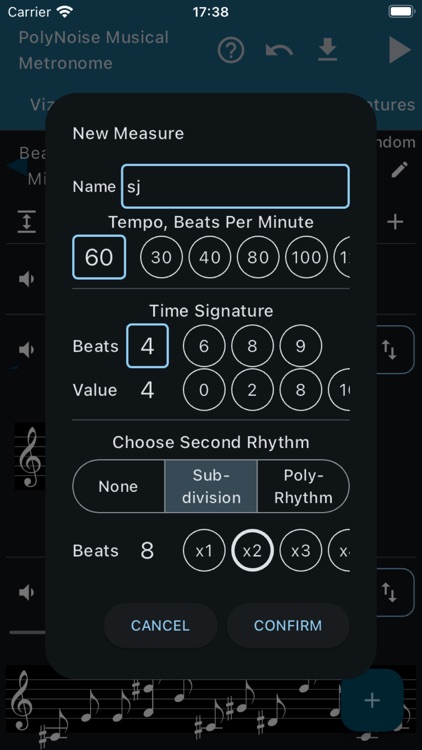 PolyNoise Musical Metronome screenshot-9