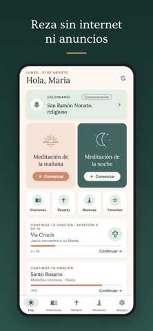MiRezo: Rosario y Novenas iPhone screenshot 1