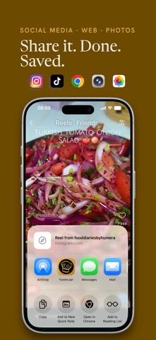 YummJar – Recipe Organizer screenshot