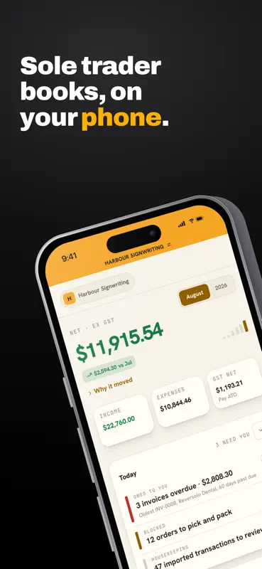 Balanor Sole Trader Accounting screenshot 1 of 8
