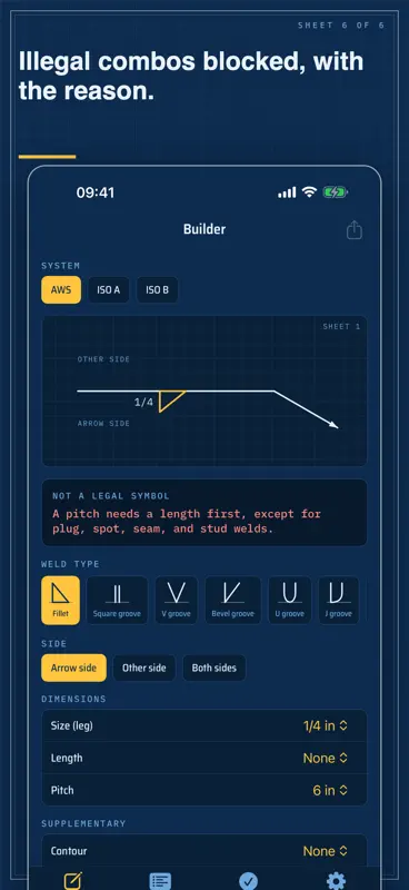 Welding Symbols Pro screenshot 6 of 6