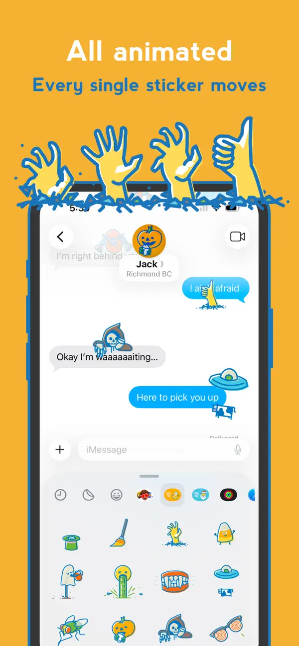 Screenshot #1 pour Rag Tag Spookyish Sticker Pack
