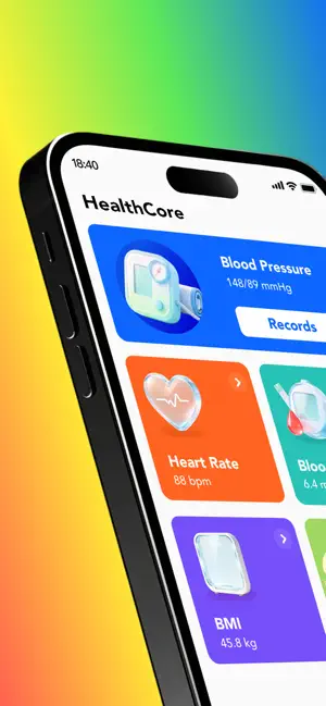 HealthCore: Blood Pressure Log screenshot 1