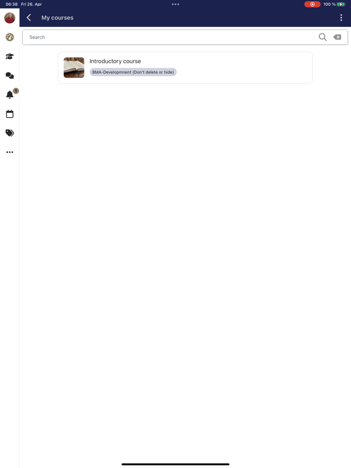Luther Rice Moodle App
