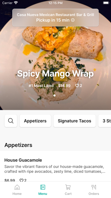 Casa Nueva Mexican Bar & Grill Screenshot