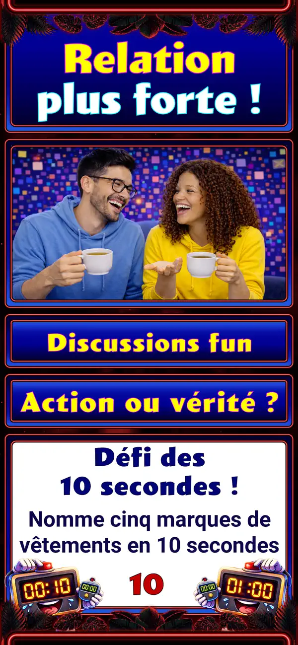 Screenshot #3 pour Preezy Jeux de Couple & Quiz
