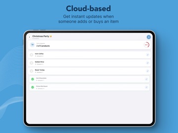 Runout - Shopping List iPad screenshot